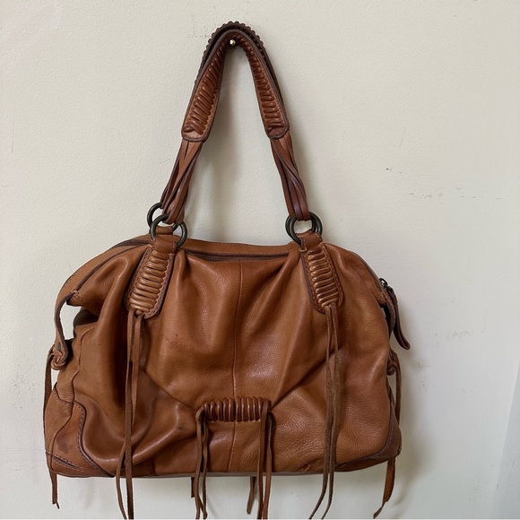 Lucky Brand Bags Lucky Brand Satchel Hand Bag Brown Leather Boho